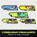 2XKO Animated Streamer Alerts Widgets (Thresh & Senna Theme)