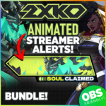 Thresh Overlay, 2XKO Animated Streamer Alerts, 2XKO Streamer Alert Widgets, League of Legends Alerts Bundle, Customizable Alerts For OBS