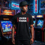 Don't Overthink fighting game graphic t-shirt by TJPuma