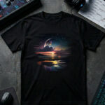 Galaxy fighting game graphic t-shirt by TJPuma