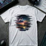 Galaxy fighting game graphic t-shirt by TJPuma