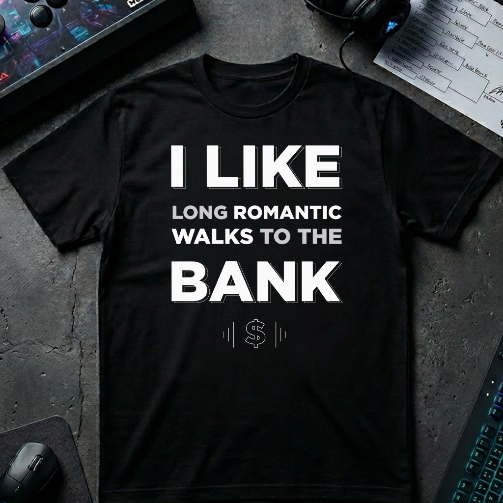 BANK fighting game graphic t-shirt by TJPuma
