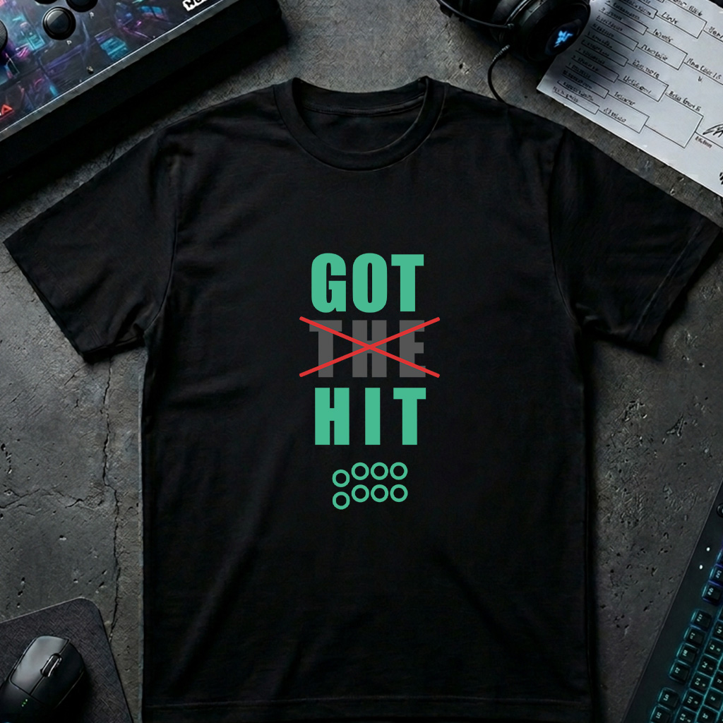 Got Hit fighting game graphic t-shirt by TJPuma