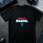 When's Mahvel fighting game graphic t-shirt by TJPuma