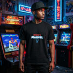 When's Mahvel fighting game graphic t-shirt by TJPuma