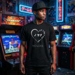 No Love fighting game graphic t-shirt by TJPuma