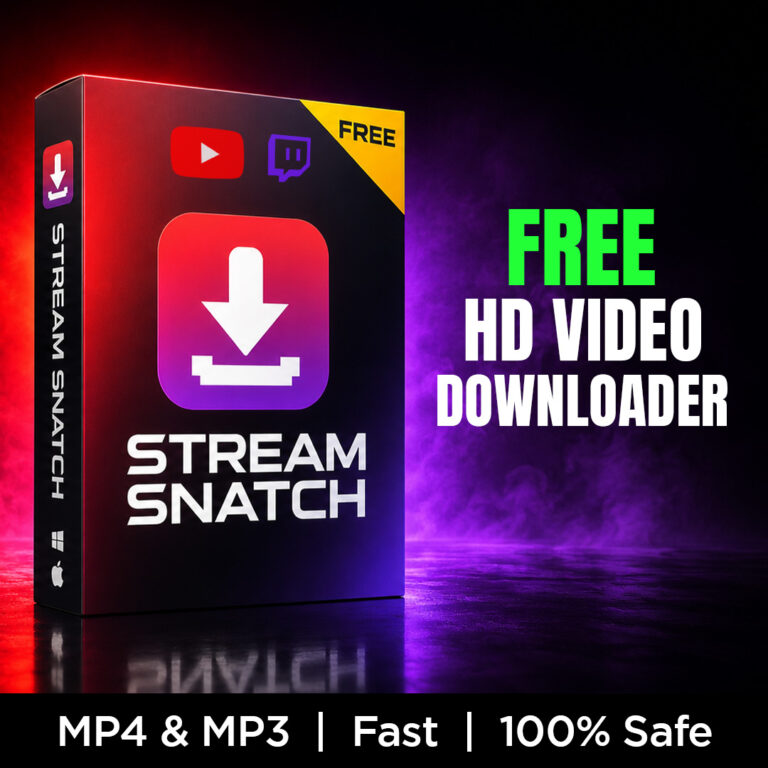 Stream Snatch: YouTube & Twitch Video Downloader