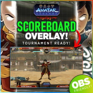 Avatar Legends Fighting Game Scoreboard Overlay