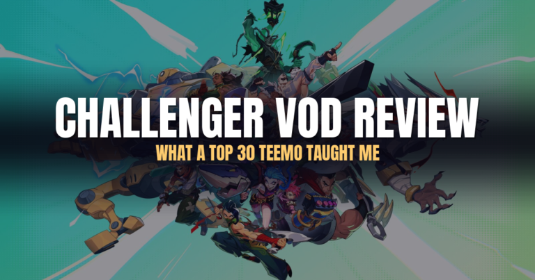 Challenger VOD review cover for a 2XKO Teemo and Ekko match